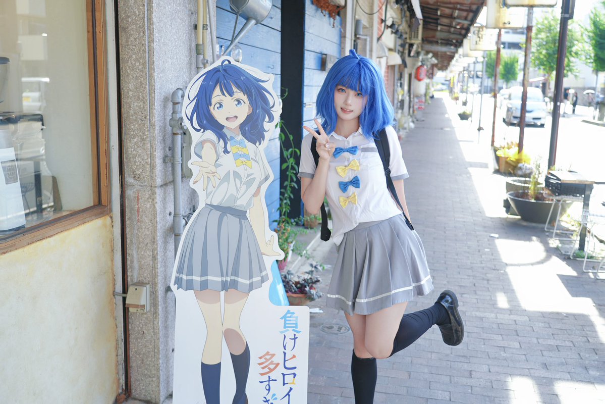 Ltopluo's tweet photo. #負けヒロインが多すぎる #マケイン #八奈見杏菜 
٩( 'ω' )و 聖地巡礼してきた https://t.co/tK4dyHzrb1
