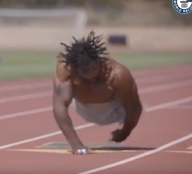 KazioNFA's tweet photo. Zion Clark was born without legs due to a rare disorder called Caudal regression syndrome.

He became the "fastest man on two hands”. https://t.co/jE4LydF9u7
