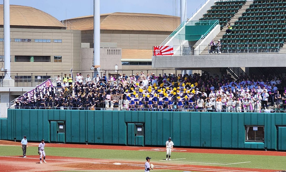 Deep_incredible's tweet photo. 先日7月11日(土)は野球応援をさせていただきました📣‼️
白熱した試合で、最後まで諦めずに戦い続ける選手の皆さんがかっこよく、刺激を受けました！
野球部の皆さん、先日は本当にお疲れ様でした！ https://t.co/inDKXFNjbN