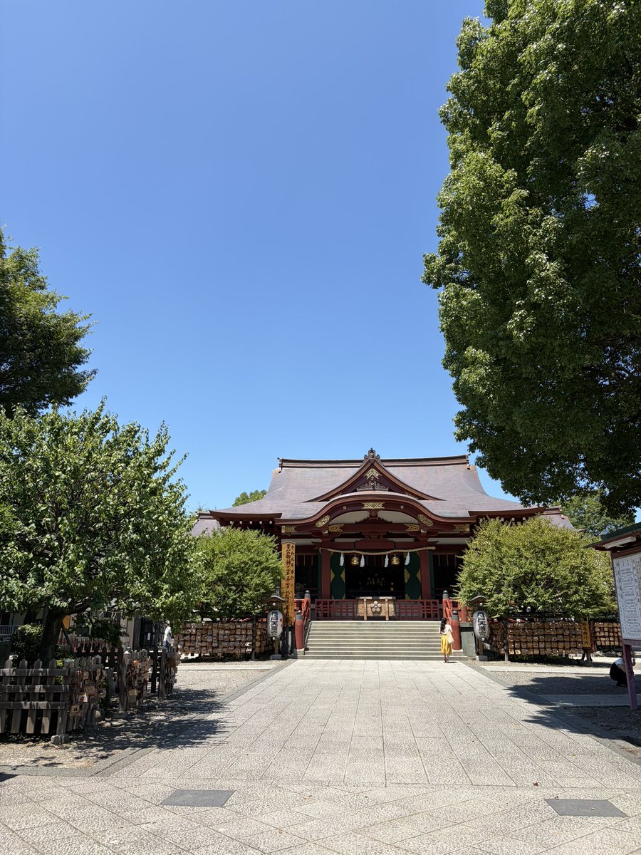 tanta1010's tweet photo. 今日も暑かったです🥵
総武線で亀戸駅まで🚉
久々に亀戸天神社を参拝⛩️
御朱印拝受😊 https://t.co/p5ntAjK5c7