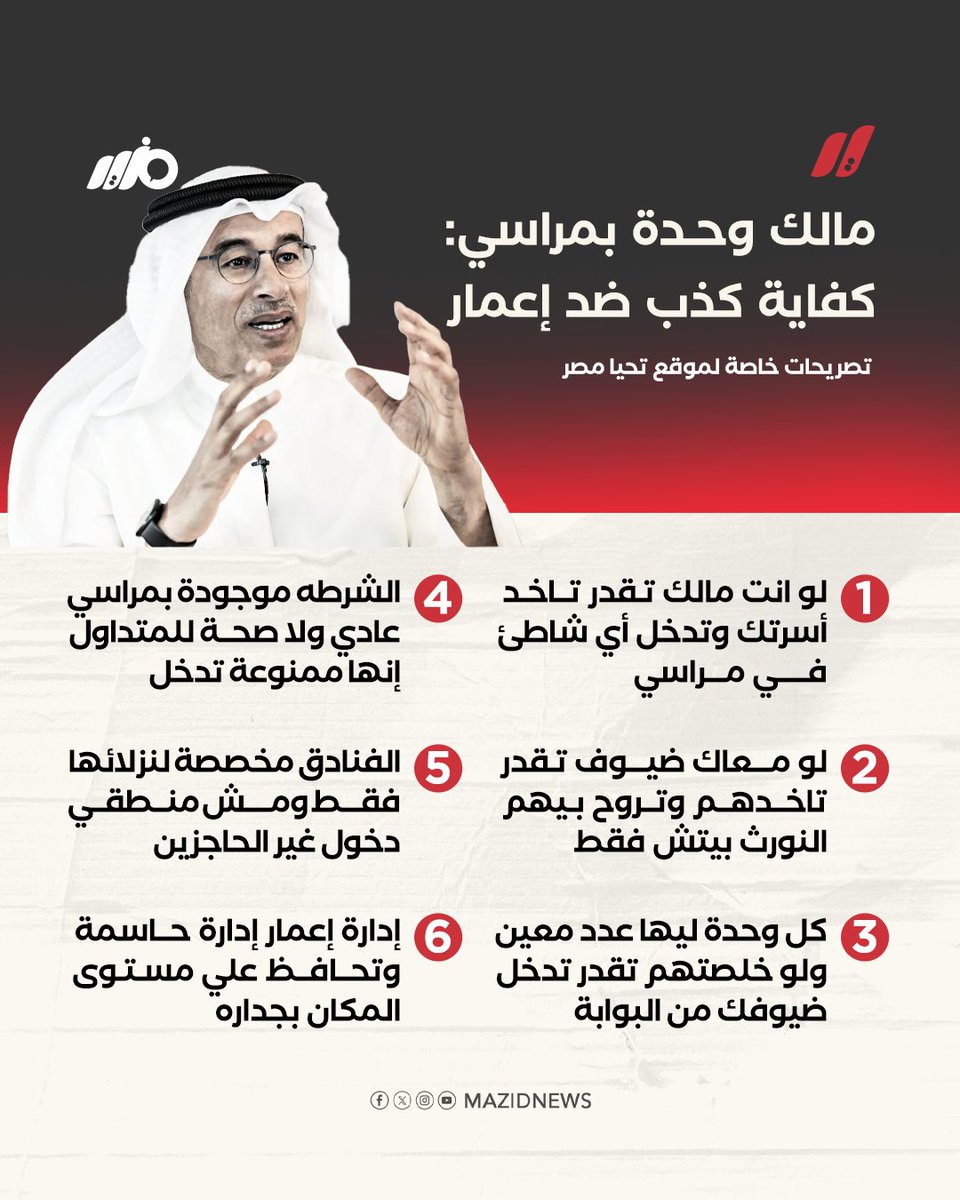 MazidNews's tweet photo. مالك وحدة بمراسي: كفاية كذب ضد إعمار والشرطه متواجدة في #مراسي عادي ولا صحة للمتداول إنها ممنوعة تدخل

#مزيد https://t.co/gCivQ0ivtR