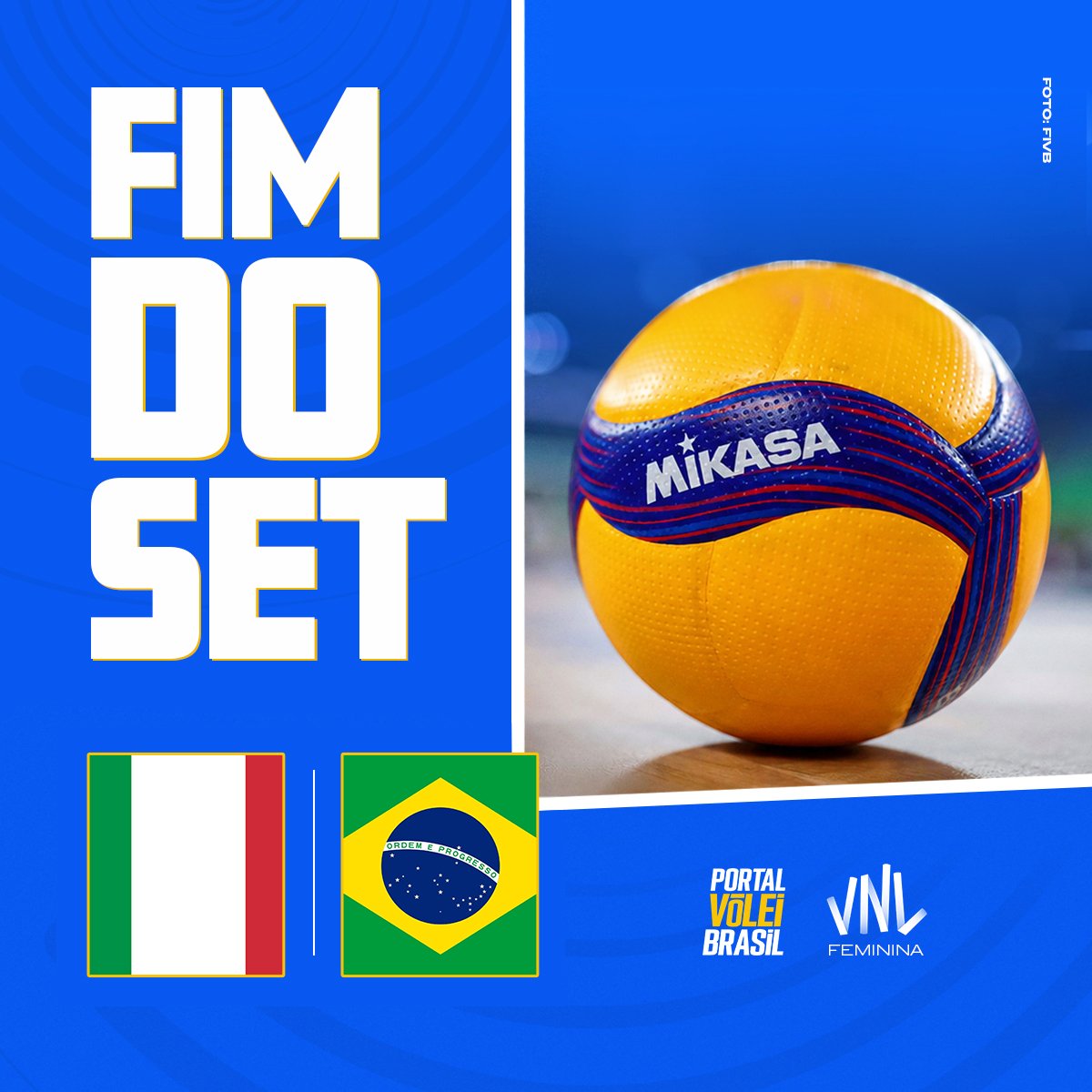 portal_volei's tweet photo. ✅ FIM DO QUARTO SET! #VoleiNoSporTV

🏐 (2) 🇮🇹 Itália 25x21 Brasil 🇧🇷 (2) https://t.co/zLzL0YiuWX