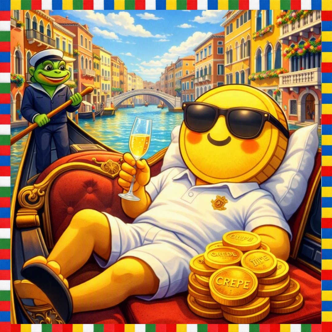AltGemHunt's tweet photo. 🥂 $CREPE is living the high life on BNB Chain!

▫️87K+ Loyal Holders  
▫️0% Tax  
▫️Locked LP  

Champagne in hand, gold stacks growing, and the whole community riding in style.  

Success never tasted this sweet — the good times are just beginning.  

PancakeSwap • MEXC • KCEX  

Strongest Memecoin on #BNBChain  

CA: 0xeb2B7d5691878627eff20492cA7c9a71228d931D  

And don't forget to check out the latest development from the crepe dev #tartswap where you can trade swap snd stake your crypto and much more!

Tartswap: https://t.co/FQPxzwAmoa

✉️ @crepe_bsc 

#CREPE #BNBChain #Memecoin #Success