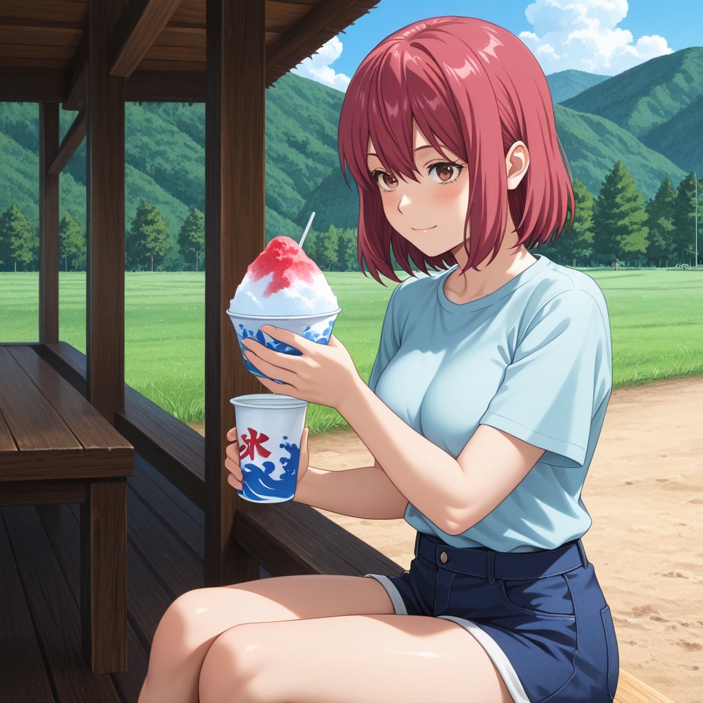 Kerberosron2's tweet photo. Good evening.
Here's the link to today's illustration—please take a look. The theme is “shaved ice.”
It's a total spin-off from the previous “ice cream” and “soft-serve” episodes, lol. I just couldn't help myself...

#Foodwars
#anime https://t.co/7o37DypOMK