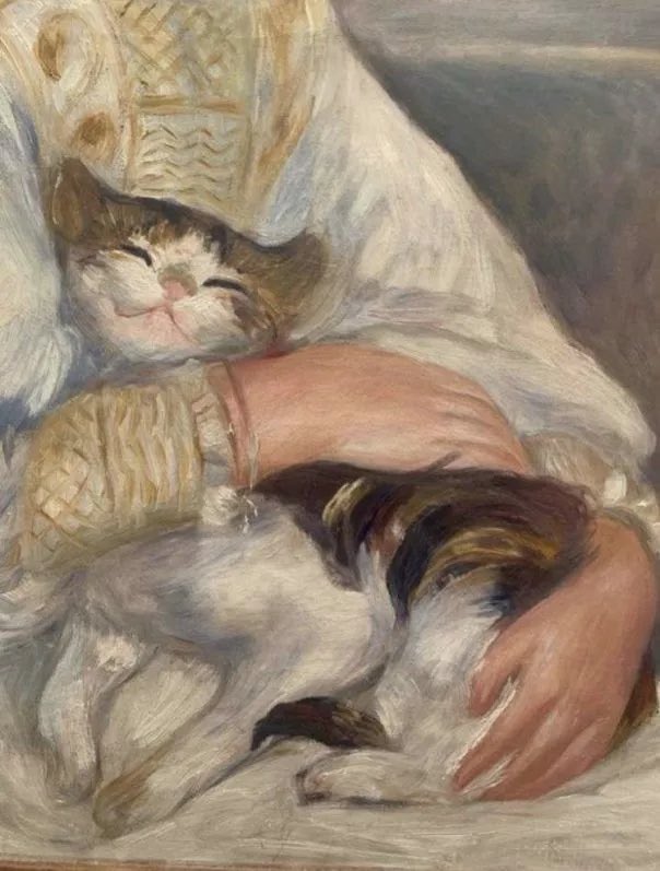 pmamtraveller's tweet photo. "Julie Manet with Cat" by Pierre-Auguste Renoir https://t.co/kalbjbw2et
