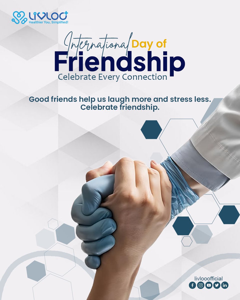 livlooofficial's tweet photo. Happy International Day of Friendship!

Good friends help us laugh more, stress less, and feel supported through every stage of life.

Celebrate the people who make your journey happier.

Celebrate every connection. Celebrate friendship.

#FriendshipDay #DayOfFriendship #Livloo https://t.co/lnDUvj0Jf7