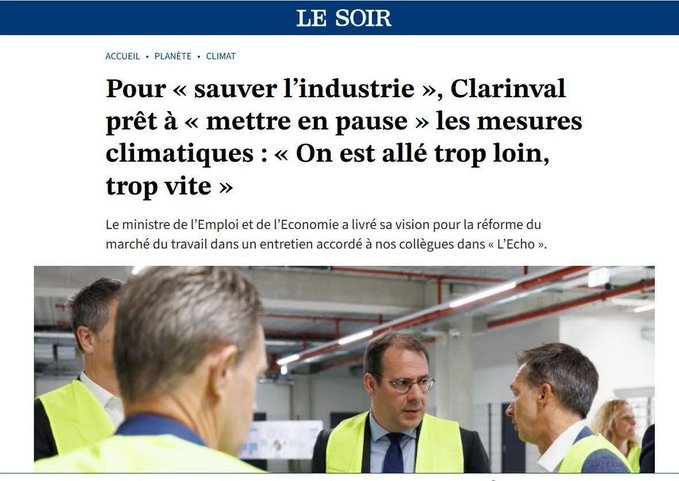 Tribalart_be's tweet photo. La maison brûle 
Mais pour les Rantanplan de la droite belge francophone, au niveau climat, 
"on est allé trop loin, trop vite" 
 "Il faut torpiller les règles de l’UE sur l’énergie et le climat" 
Clarinval et Bouchez, du Mouvement Réformateur, ex libéral https://t.co/oXTsrhrOxT