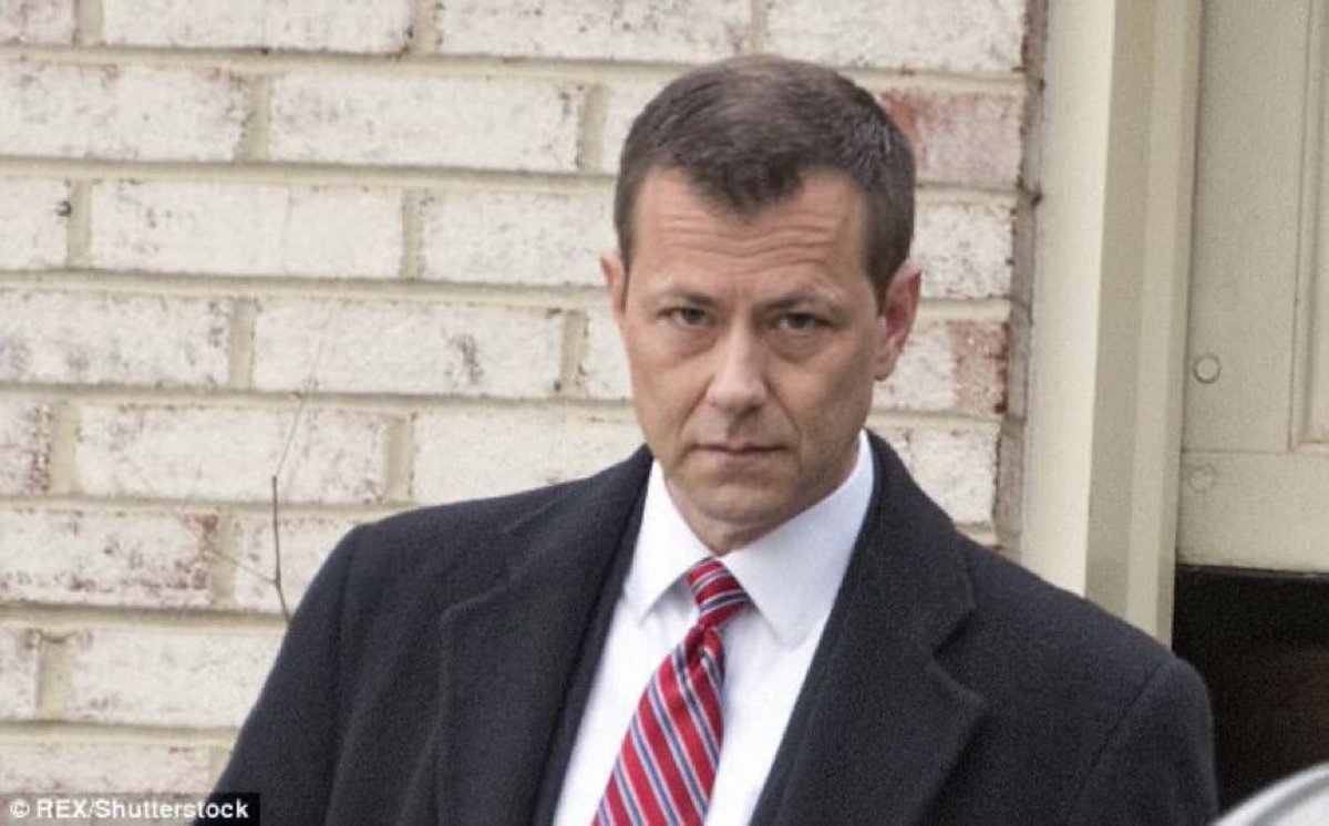 JeaninePirroNew's tweet photo. He gave Lisa Paige the assurance Trump wouldn't be President 

He said we will stop it... that's a crime.... that's conspiracy 

And there are no statute of limitations on conspiracy 

Charge Peter Strozk right now....

FOLLOW ME, THE NEXT DROP WILL BE SHOCKING https://t.co/ZX6d2LFiYb