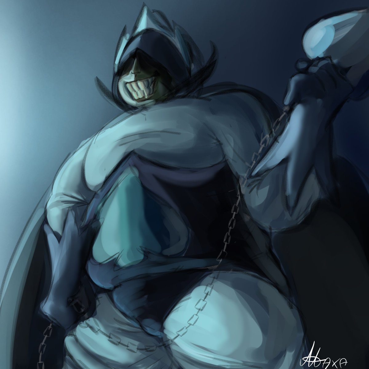 Paper1739's tweet photo. Humanitization of the King of Spades
(I understand that in this art it is probably not particularly obvious that this is humanitization) https://t.co/ZjGNvHvoFa