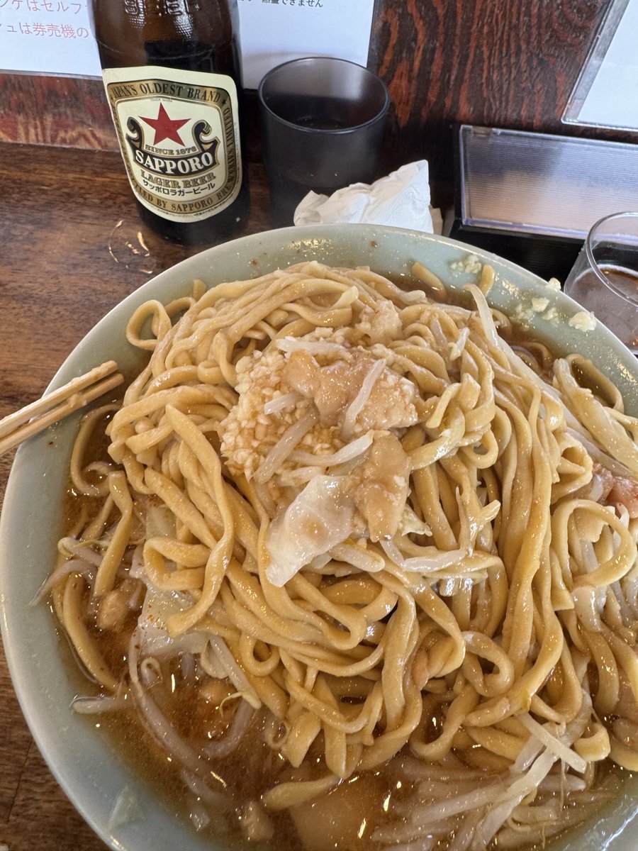 PnTutu0966's tweet photo. やっとラーメンと赤星⭐️にあり付けた🍜
#鳳
#麺屋鳳 https://t.co/pHLDcDsjsG