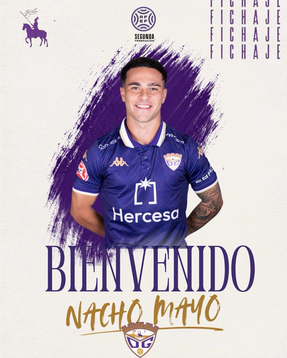deporguada's tweet photo. Nacho Mayo se incorpora al primer equipo del C.D. Guadalajara para la temporada 2026/27.

El lateral derecho afronta este nuevo reto después de completar una gran temporada en el C.D. Guadalajara Promesas, donde siguió durante prácticamente todo el curso la dinámica del primer equipo y llegó a disputar seis encuentros oficiales, entre ellos una eliminatoria de la Copa del Rey.

¡Bienvenido, Nacho! 💜