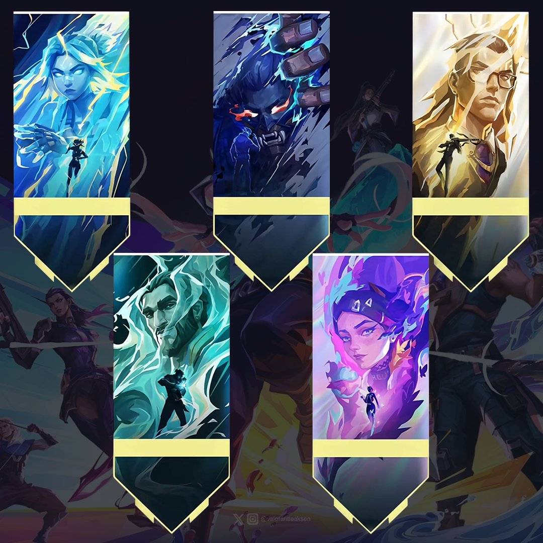 VALORANTLeaksEN's tweet photo. VALORANT Mobile China 1st Anniversary Playercards https://t.co/hTpKDgixPe