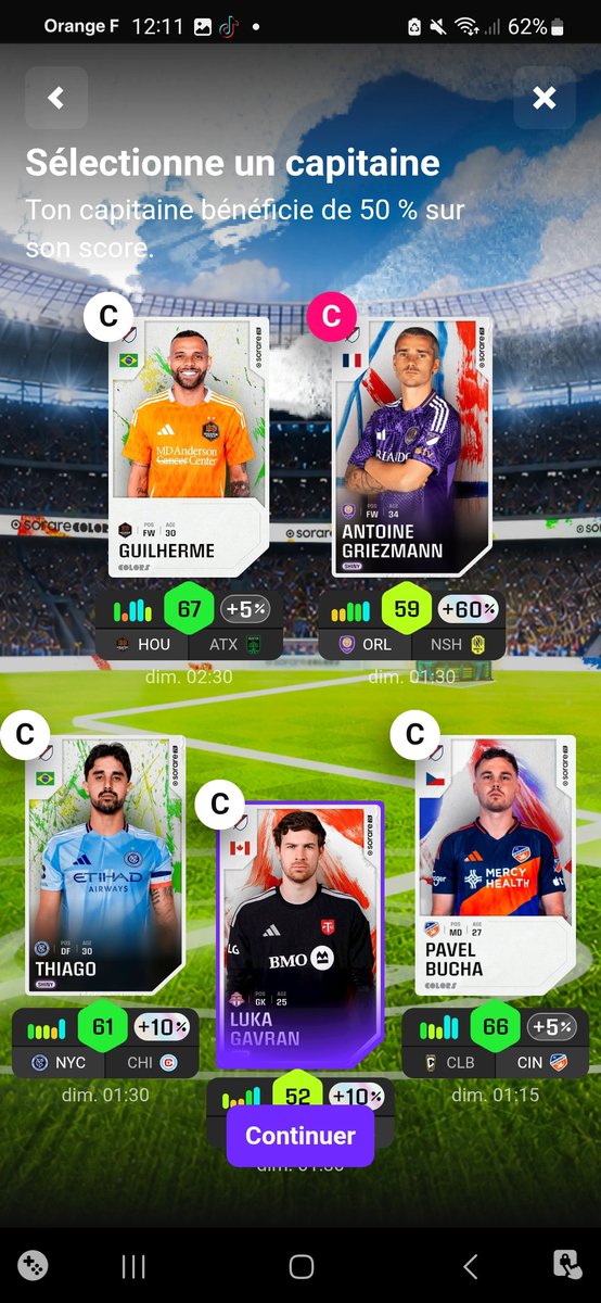 str8tupElijah's tweet photo. @QTNSorare J'ai pick ça pour les premiers matchs https://t.co/jhOdggPynG