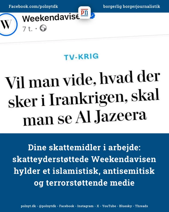Image from polnyt.dk - borgerlig borgerjournalistik og satire (@polnytdk)