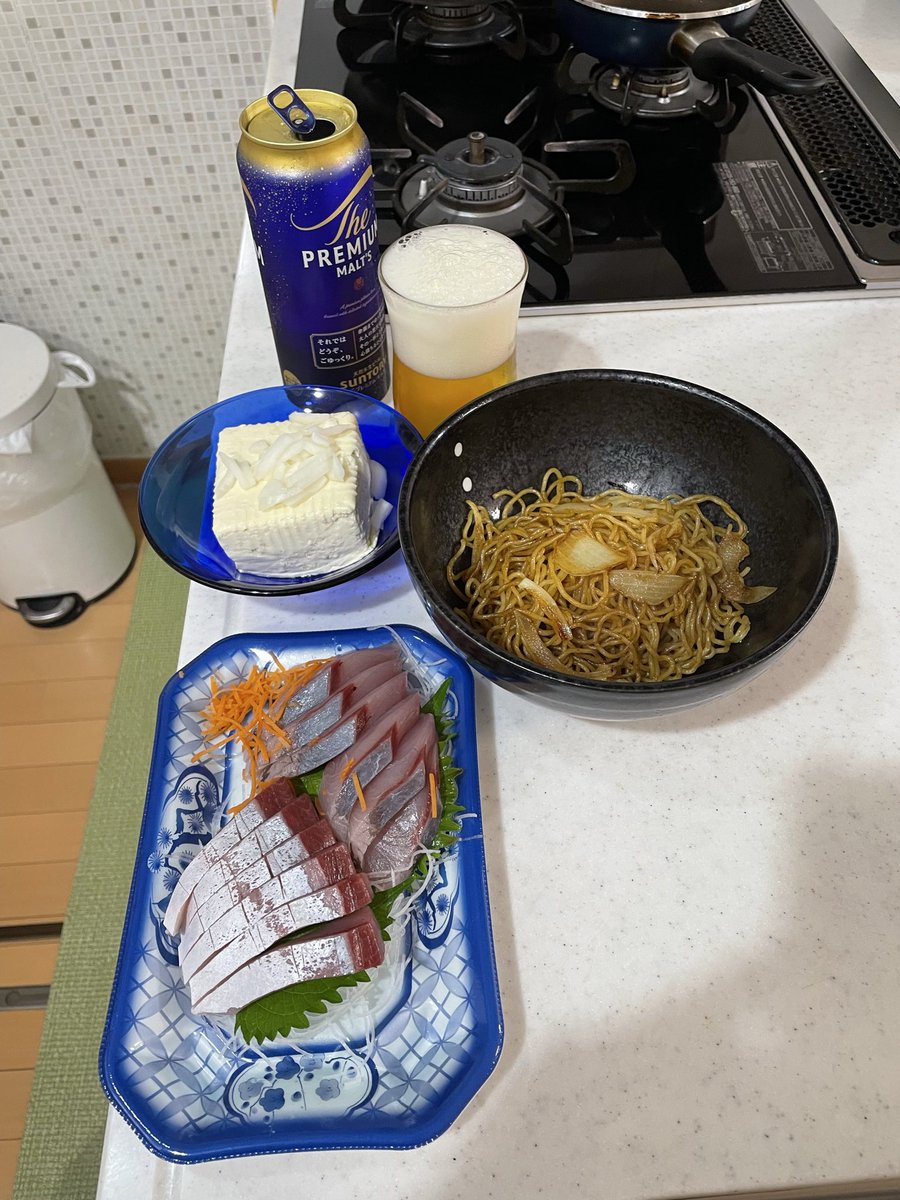 stone5181No2's tweet photo. #日常垢
#おうちごはん 
乾杯🍻 https://t.co/MtneaNGixl