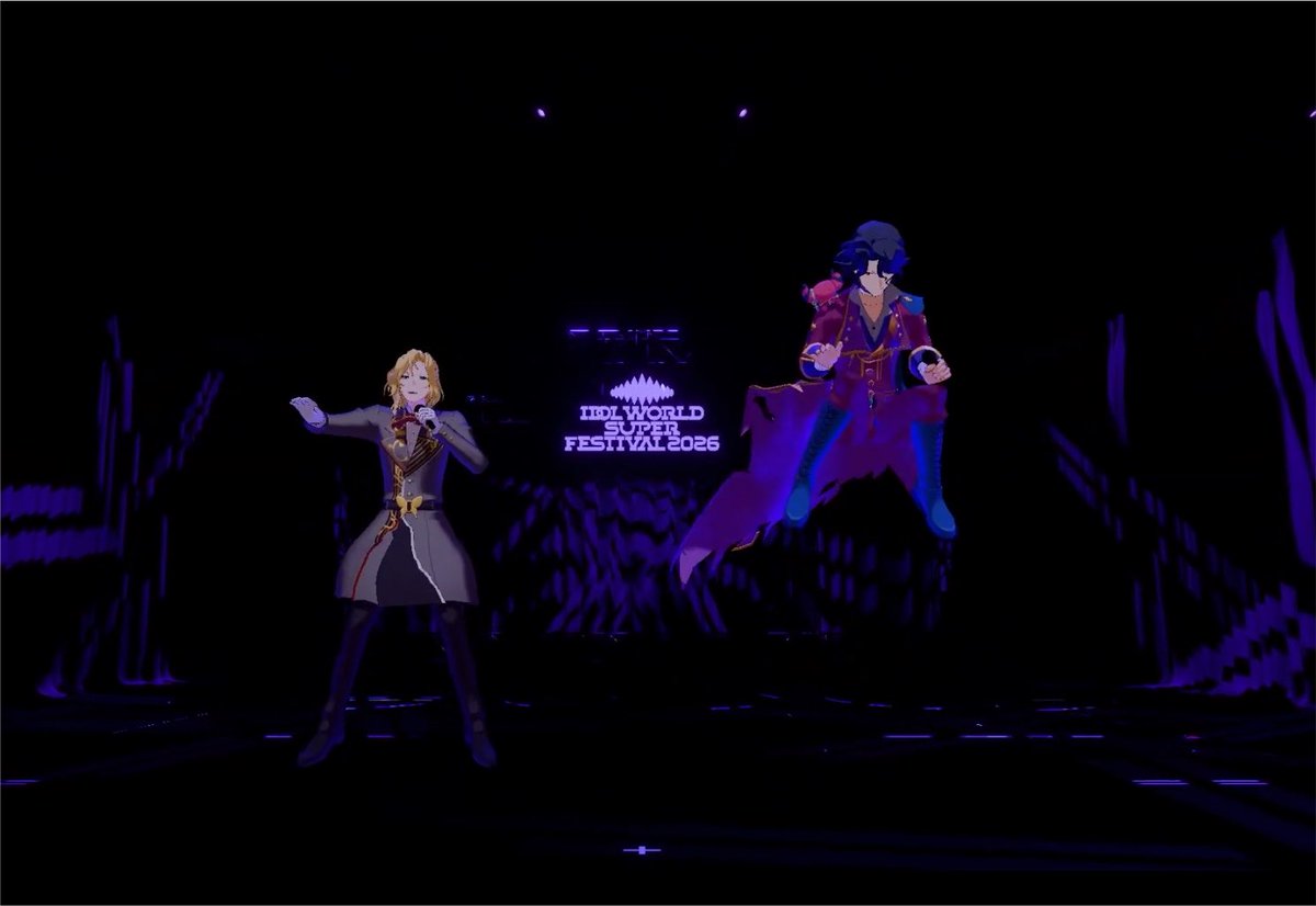 shir_amadokabe's tweet photo. #アイマスIWSF_DAY2
SideMマジでミリしらなんだけど、マジでアスランさんのけぞり具合とかジャンプの高さとかすごすぎて、都築さんが静動で言ったら「静」の方なのもあって対比にめちゃくちゃ笑ってしまった　「我が混沌のサバト・マリアージュ」、めちゃくちゃいい時間だった… https://t.co/6BmHIPCMfP