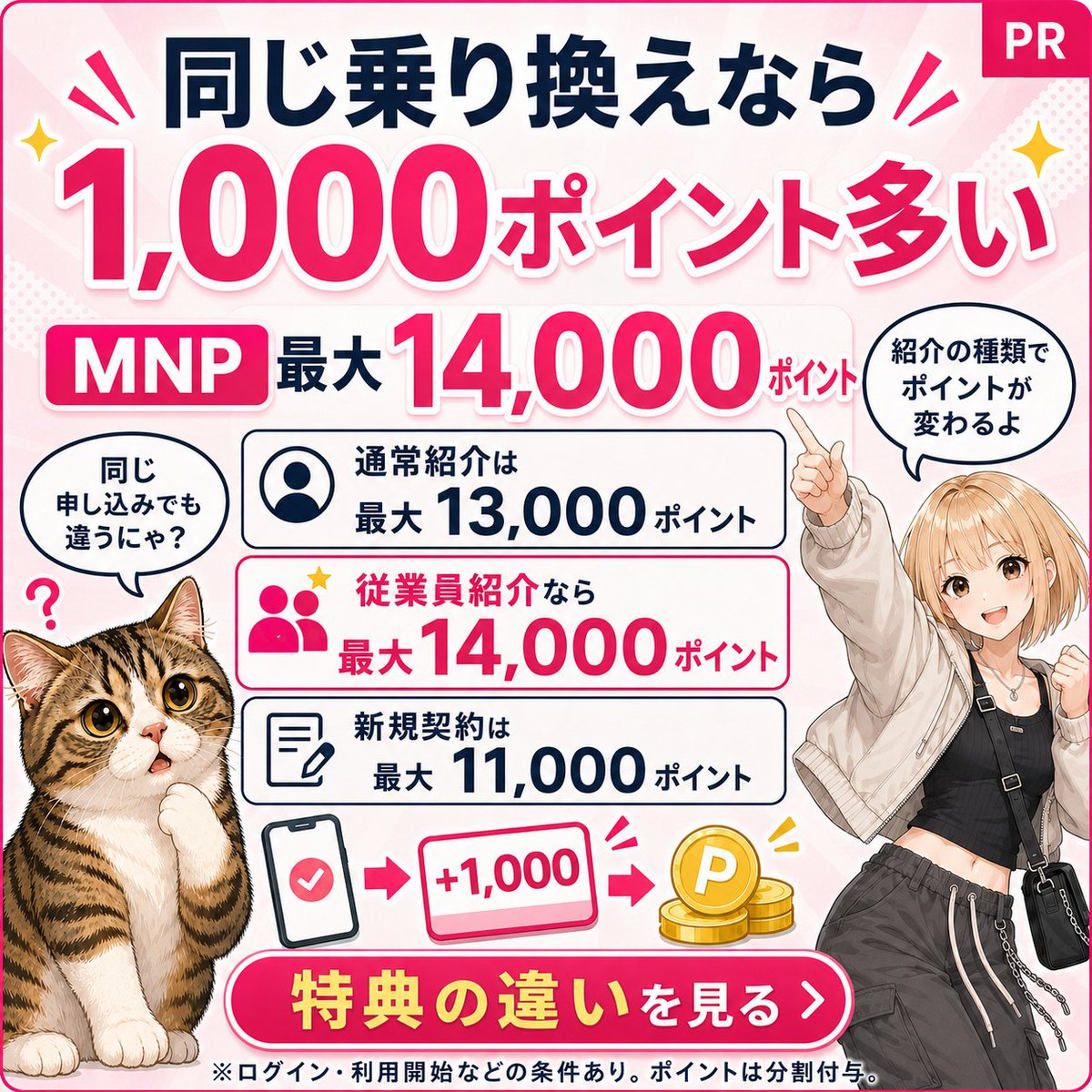 tabara_seiji's tweet photo. 楽天モバイルの「最強プラン」は、

ギガ使い放題・国内通話無料
テザリング無制限追加料金なし
海外ローミング毎月2G無料
楽天市場のお買い物が毎日5倍

全部入りで月額2,980円🉐

🙆‍♀️乗換1️⃣4️⃣0️⃣0️⃣0️⃣pt
🙆新規1️⃣1️⃣0️⃣0️⃣0️⃣pt