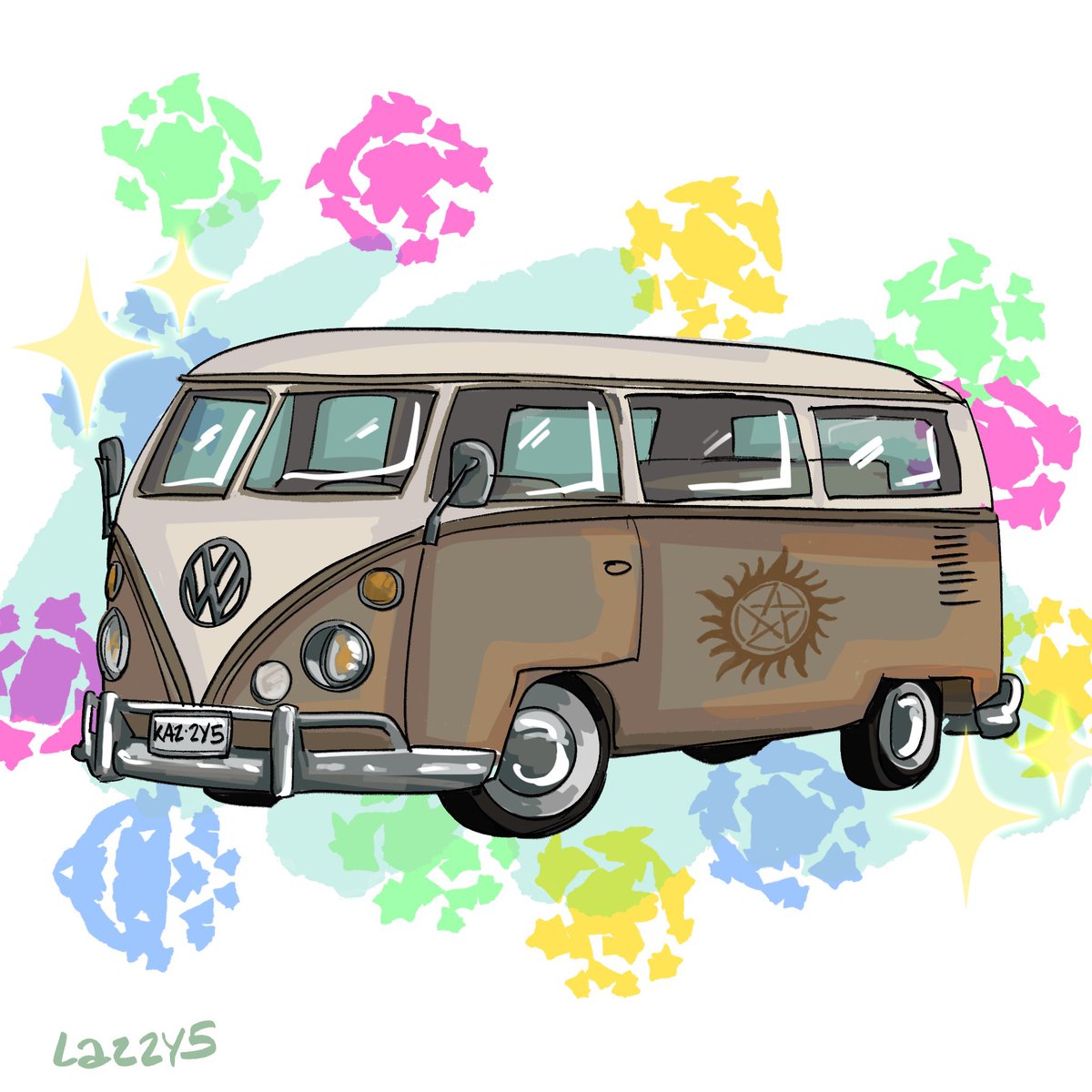 LAZ2Y5's tweet photo. if john got the Volkswagen
#destiel https://t.co/mw7i1oXDDh