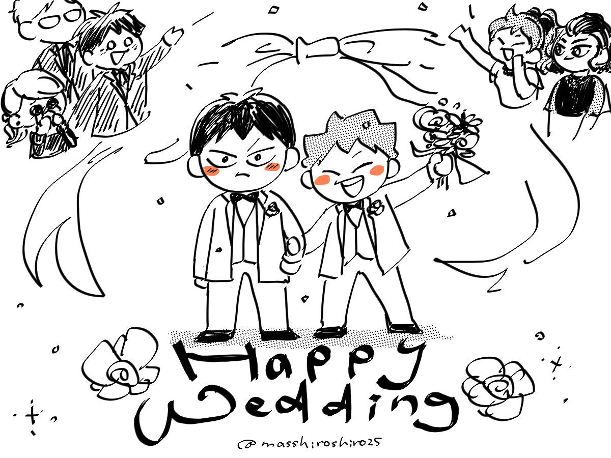 masshiroshiro25's tweet photo. 結婚影日　＃影日 https://t.co/sUdTZ6DPlF