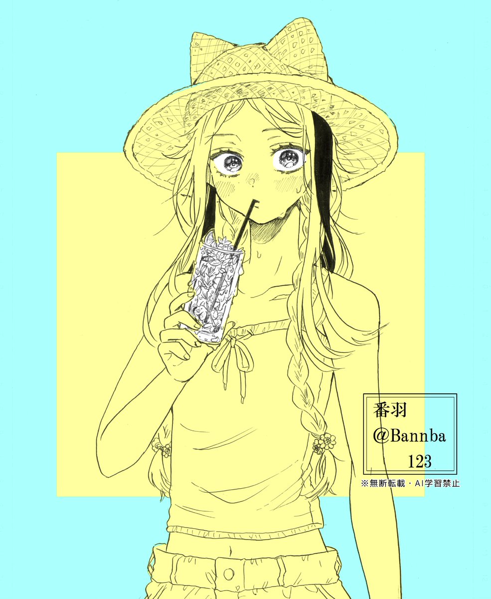 Bannba123's tweet photo. #これを見た人は自分の看板娘の画像を貼れ 
永遠子(とわこ)。
食いしんぼうのケモミミガールです。 https://t.co/VHS8kUDAt9