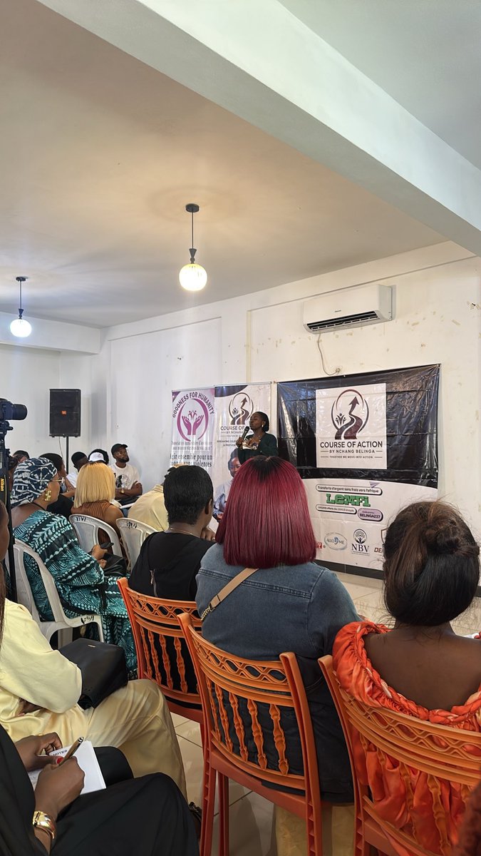 DonaBeey's tweet photo. Nchang Belinga Event 💯💯💯 BREAKING SILENCE RESTORING LIVES AND PREVENTING TOMORROW https://t.co/SY6G6EZQ4E