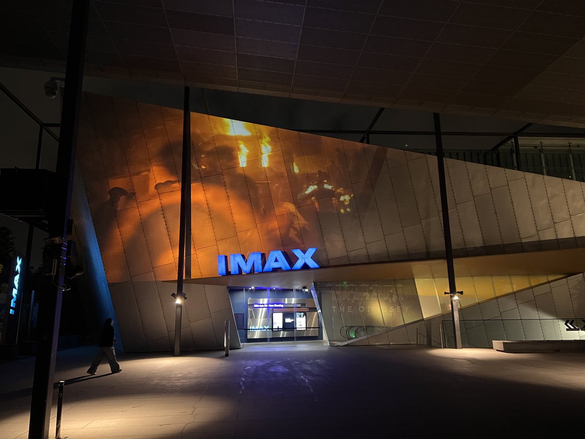 DEANRB7's tweet photo. 夜の上映会を。
『THE ODYSSEY』IMAX70mm

ほぼ日付変わる頃に終映なのに満席らしいです。 https://t.co/ulYCZgjHdN