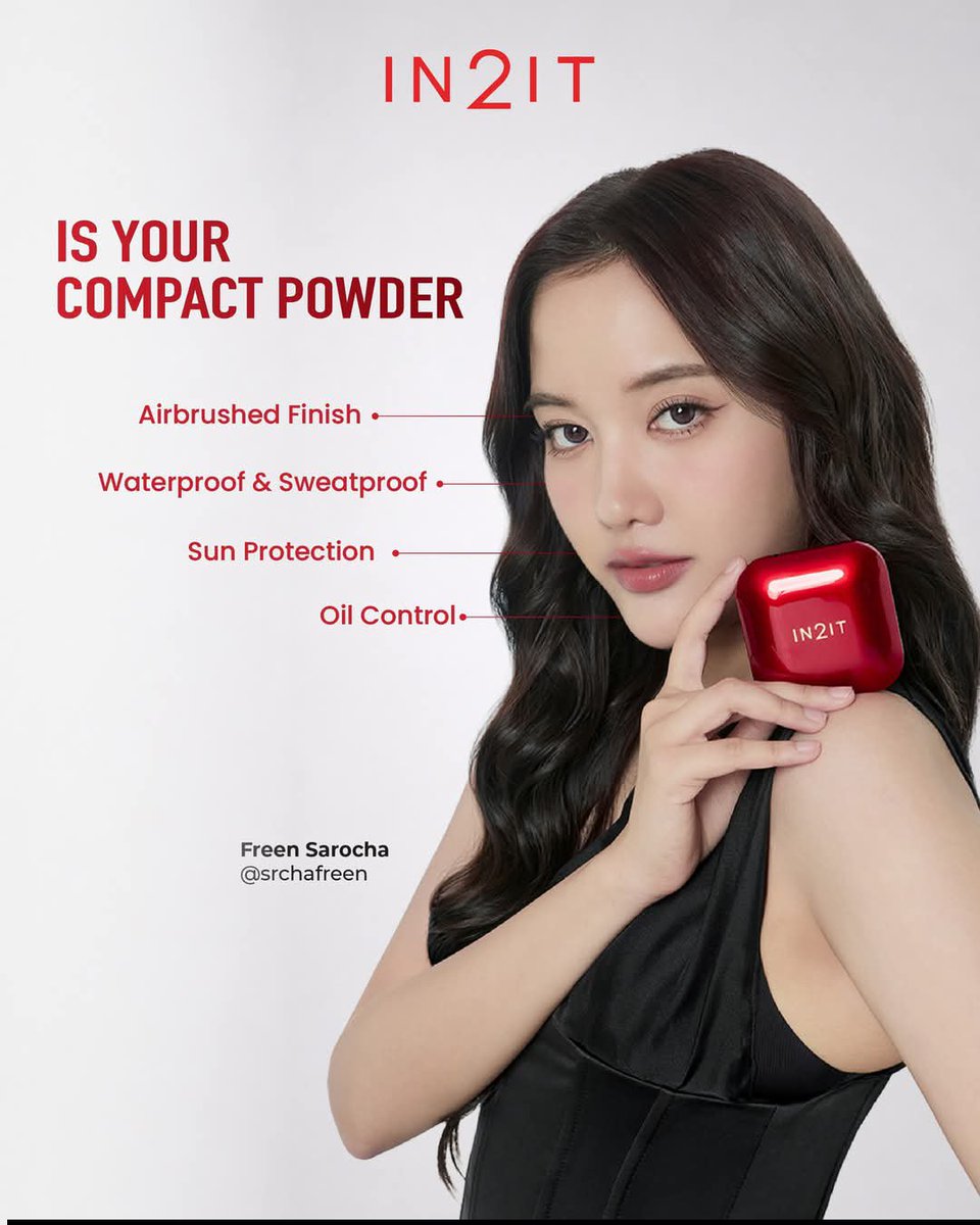dao_nguyen2908's tweet photo. Freen on IN2IT Malaysia post
🤗🥰❤️
✨ Can your compact powder do all this?
Smooth, shine-free skin with waterproof &amp; sweatproof wear, 12-hour oil control, and SPF35 PA+++ protection 💖

#srchafreen‌ #IN2ITCosmeticsMY #IN2ITMY #OilControlPowder #UltraSmoothPowderPact https://t.co/4UdOZ0WHnM