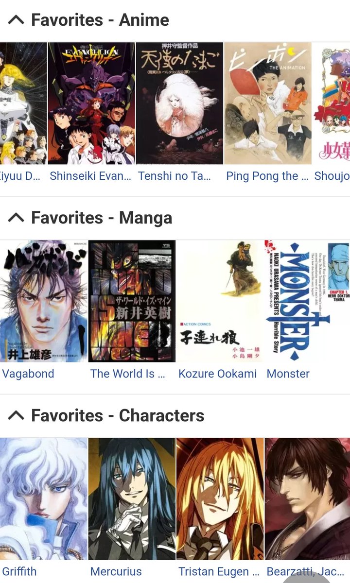 BeastisHunting's tweet photo. @Cenobitten_ @TayScorsese He also has a mal account,so I thought maybe he's one of those people who like anime more than movies,but this was his mean score, so now Idk what to think. Even the anime that he has listed as his favourite (NGE, Ping Pong, Bakemonogatari) he has only given like a 4-5/10 rating. https://t.co/5f1N2EbnWY
