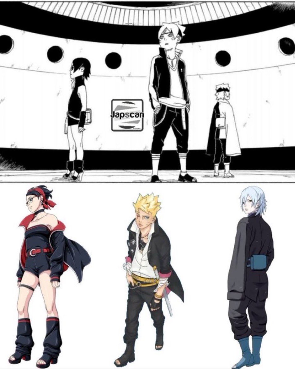Yely_92I's tweet photo. SARADA                    BORUTO              MITSUKI https://t.co/YG6aL2yxAe
