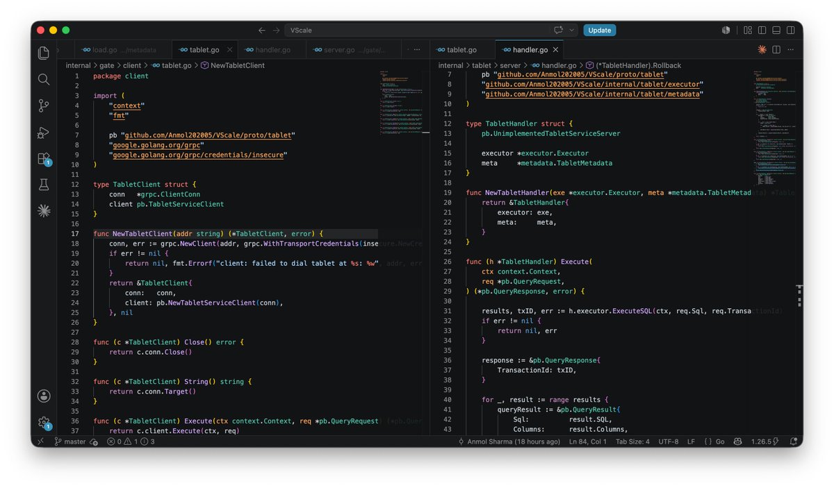 JavAnmol's tweet photo. Built a mini Vitess for Postgres - a lightweight sharding proxy that transparently routes queries across DB shards. https://t.co/JyRDeJGFju