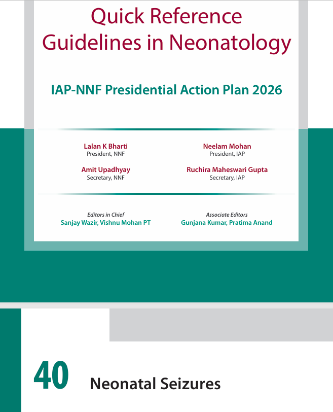 Nnfindia1's tweet photo. NNF–IAP Presidential Action Plan 2026

📘 39th QRG: Posthemorrhagic Hydrocephalus in Preterm Neonates 
📘 40th QRG: Neonatal Seizures 

39 - https://t.co/f2aoNibmNo
40 - https://t.co/aFgdEemA1C

#NNFIndia #Neonatology #NNFI1 https://t.co/u9rqzixOJr