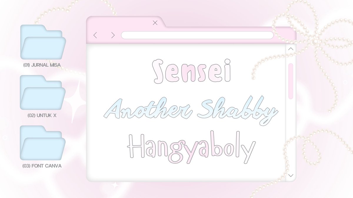 bremthing's tweet photo. 🍨 — rekomendasi font canva gratis

ini part 3 ya ; soon menyusul lagi! 🤍 https://t.co/LcJHirsk8Z