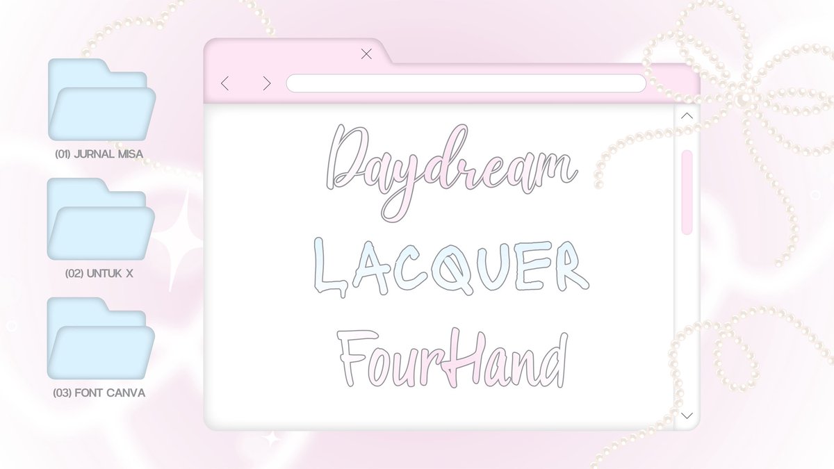bremthing's tweet photo. 🍨 — rekomendasi font canva gratis

ini part 3 ya ; soon menyusul lagi! 🤍 https://t.co/LcJHirsk8Z
