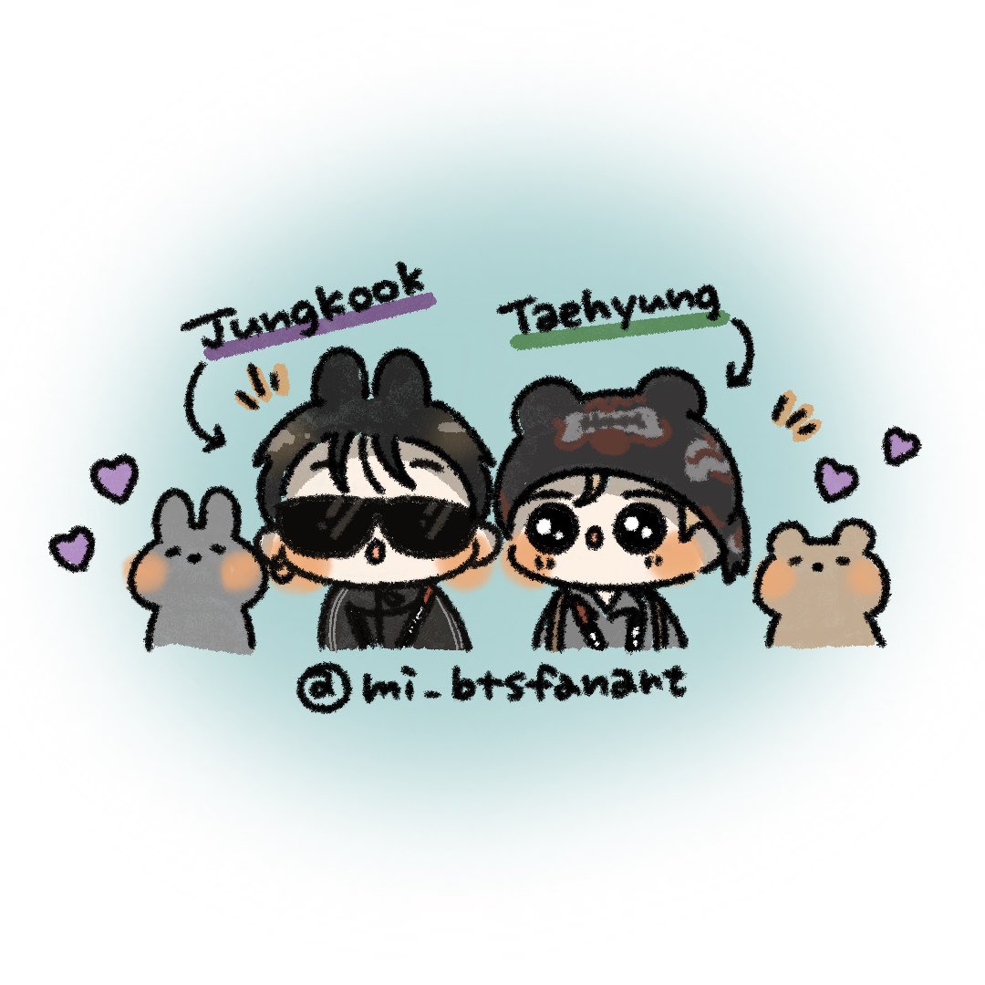 mi_btsfanart's tweet photo. 🐰🐻❤️‍🔥 https://t.co/QTJDbkP42G