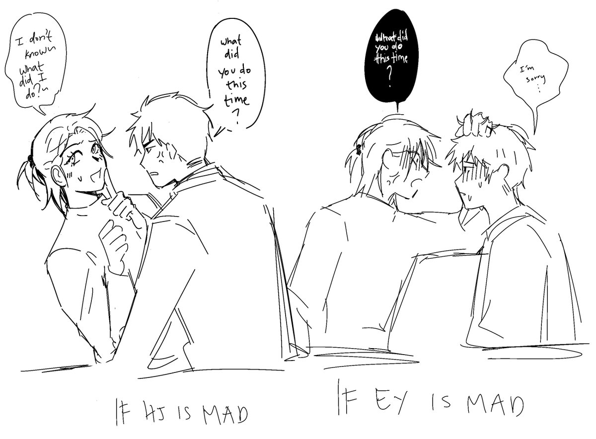 masterashomon's tweet photo. I threw my brain in the garbage last night and I'm suddenly capable of drawing this
#eyhj #eunhae #은영해준 https://t.co/A9tyRQVXCz