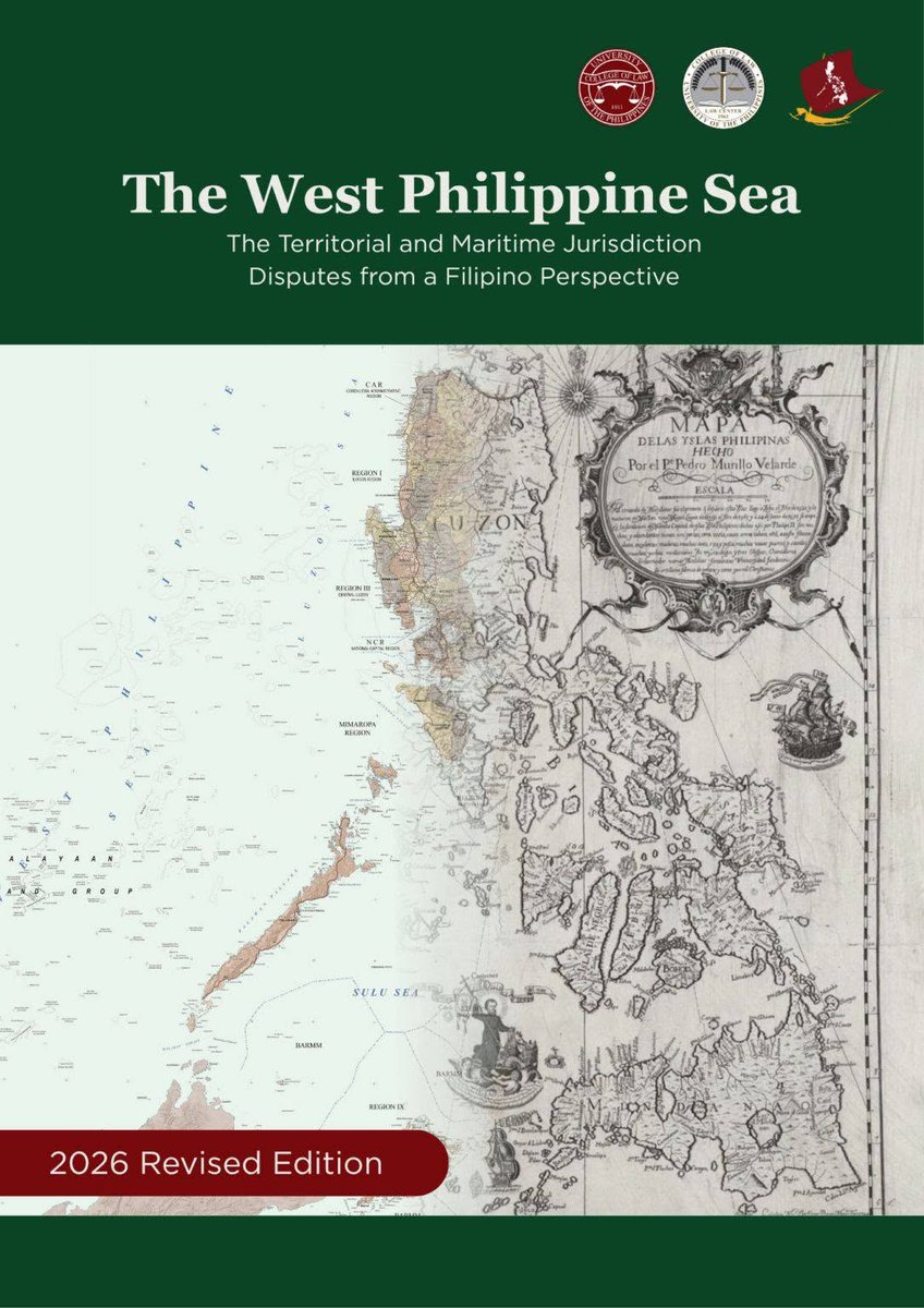 ABSCBNNews's tweet photo. FREE WPS PRIMER!

LOOK: The University of the Philippines' Institute for Maritime Affairs and Law of the Sea (IMLOS) has released an updated edition of its West Philippine Sea primer, offering a "concise yet comprehensive" guide to the territorial and maritime disputes from the Philippine perspective.

Titled "The West Philippine Sea: The Territorial and Maritime Jurisdiction Disputes from a Filipino Perspective (The WPS Primer 2026)," the 95-page publication builds on the original primer released in 2013 by IMLOS and the UP Asian Center. 

It incorporates major developments over the past decade, including the landmark 2016 South China Sea Arbitration ruling, which affirmed the Philippines' sovereign rights and jurisdiction over its exclusive economic zone in the West Philippine Sea.

The primer is available for free download through the IMLOS website. (📷: UP IMLOS/Facebook)