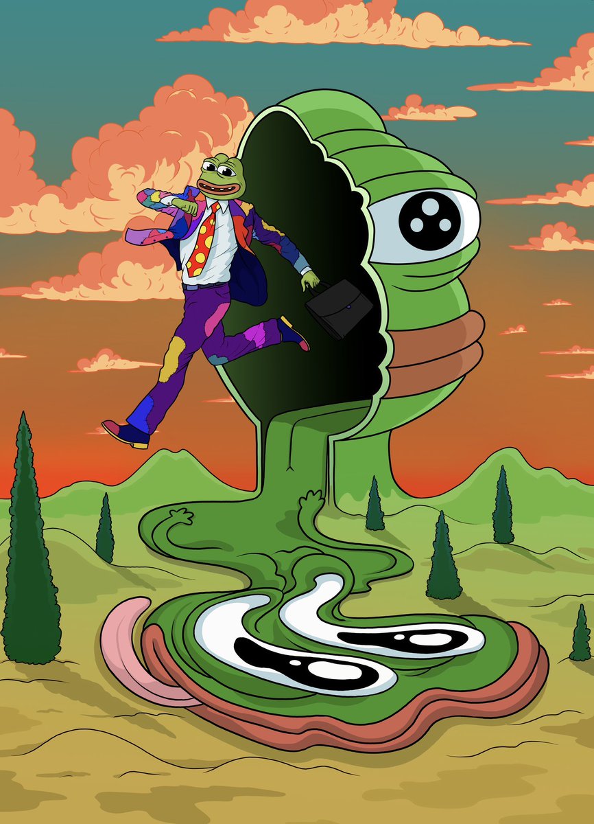 pepetoshi's tweet photo. gm,

is a good day to have a good day. and to do something ridiculous. 

🐸 https://t.co/ewNmRwXKhO