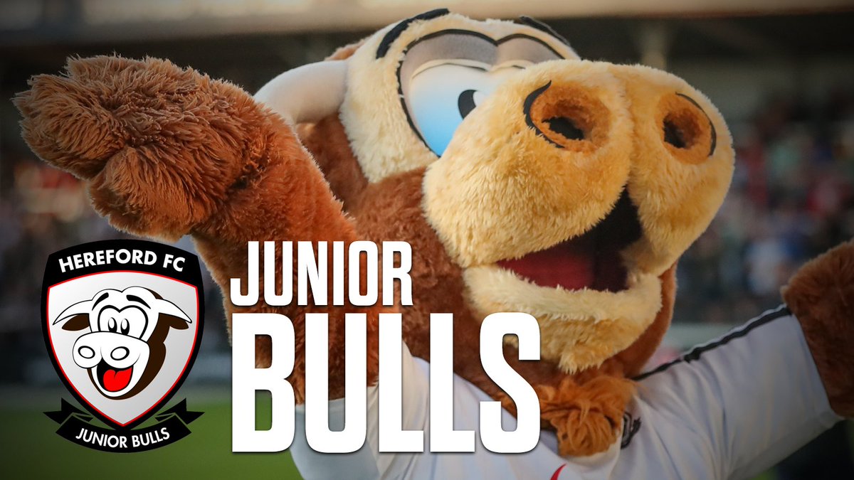 HerefordFC's tweet photo. 🧑‍🧒‍🧒 Memberships for the Junior Bulls have already topped 2025/26’s tally – don't forget to sign up before the start of the new season

https://t.co/UdEoc5IDos

#COYW 🐮 https://t.co/bf5gQfo3iO