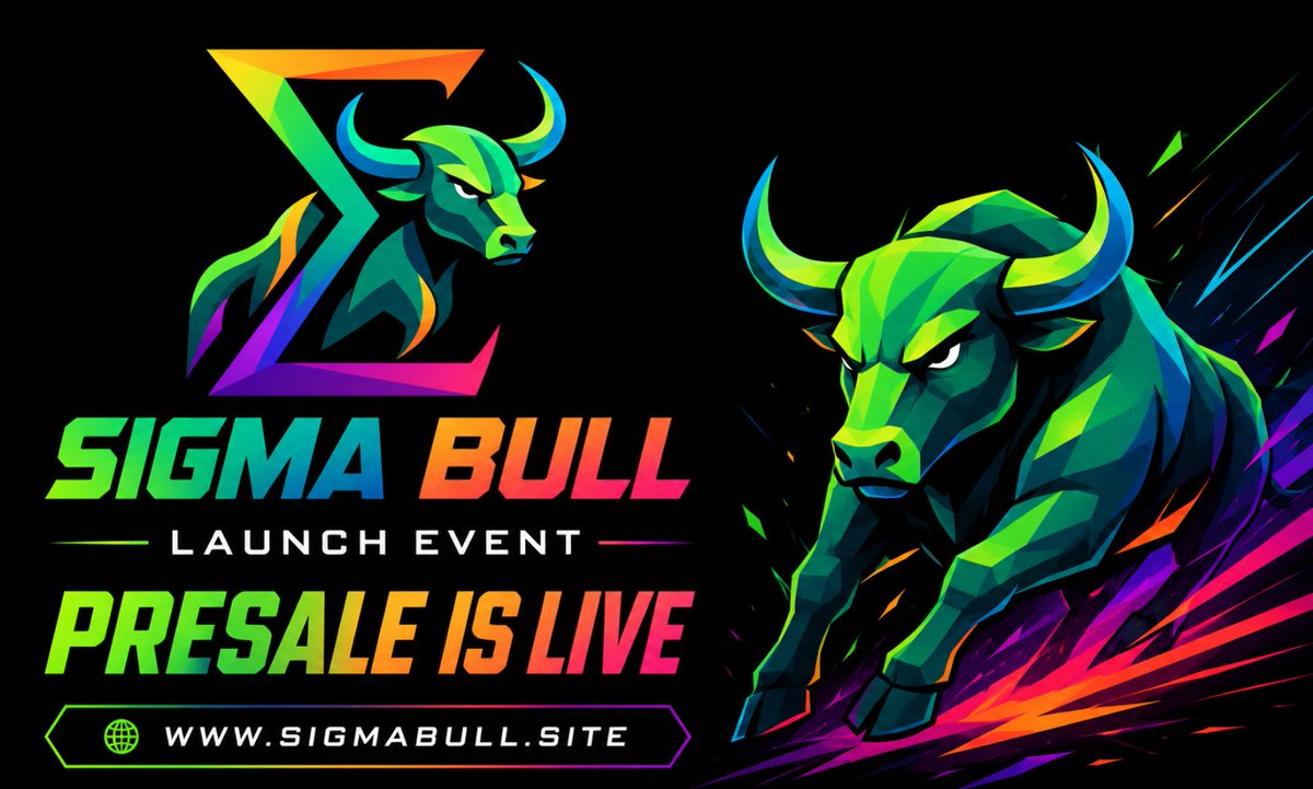 SigmaBullX's tweet photo. We are launching $SIGMABULL

$SIGMABULL is a decentralized meme coin built on #Solana

First 1,500 Address 50,000 $SIGMABULL

Follow 🔔like, RT (Drop your $SOL wallet)

Snapshots 12 hours ⏳
Presales : https://t.co/n8WtKoeJHn https://t.co/gRckUW3ZCy