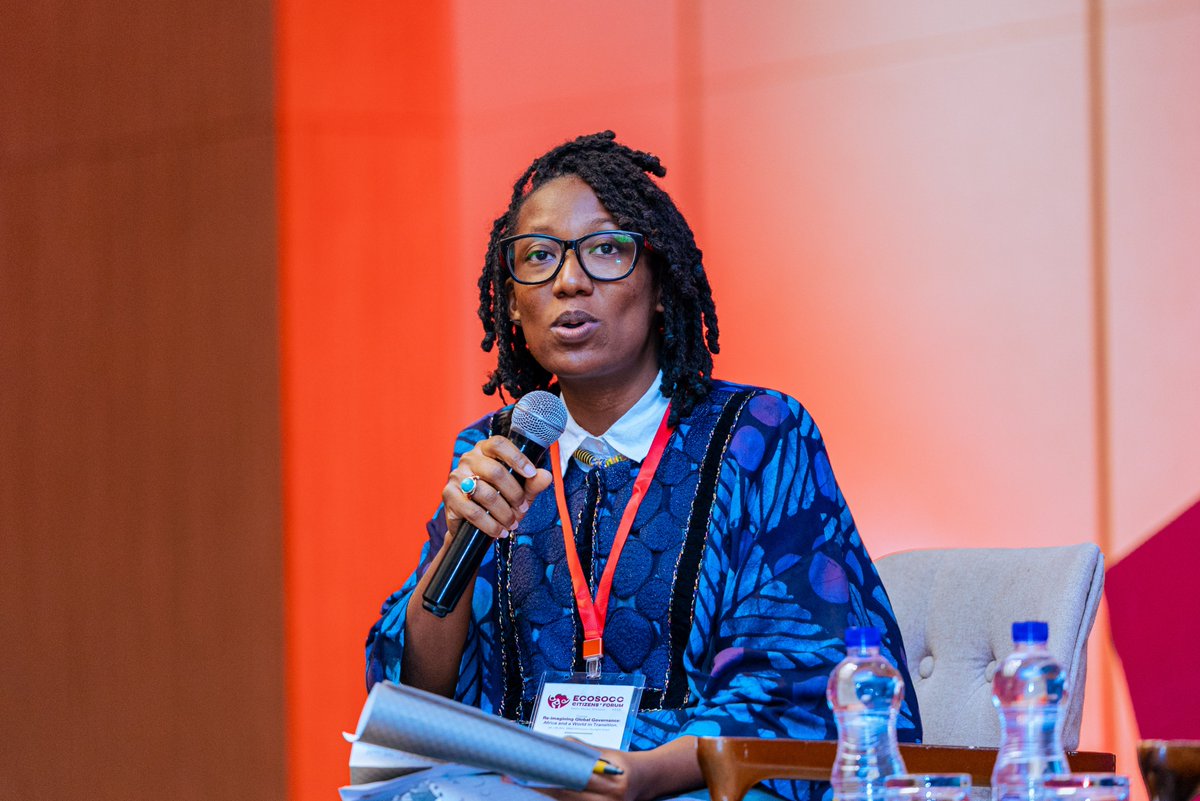 AU_ECOSOCC's tweet photo. #HappeningNow: Panel 4: AI Governance, Digital Sovereignty, and Africa's Digital Future at the 2️⃣0️⃣2️⃣6️⃣ ECOSOCC Citizens Forum!

This session will explore #AI governance, digital sovereignty, #data #governance, and digital public #infrastructure, with a focus on building inclusive, resilient, and people-centred digital ecosystems.

Discussions will examine how #Africa can strengthen regulatory frameworks and harness emerging technologies in line with the AU Digital Transformation Strategy, #Agenda2063, the #SDGs, and global efforts on responsible AI and digital cooperation.

Panelists:
🔷Ms. Anika Altaf, Executive Director, @INCLUDEplatform
🔷Dr. Eyole Monono, ECOSOCC Political Affairs Cluster Chair
🔷Ms. @sabatikubeyene, Independent AI Researcher and AI Policy Fellow, @theCAIDP

Moderator: 
Ms. Dangnan Abra - Associate Director, Advocacy for Policy and Innovation (API)

📍Addis Ababa, #Ethiopia 🇪🇹

#ECF26 #ECOSOCCECF2026 #TheVoiceOfTheAfricanCitizenry #AUTOTY2026 #YearOfWaterAndSanitation #Democracy