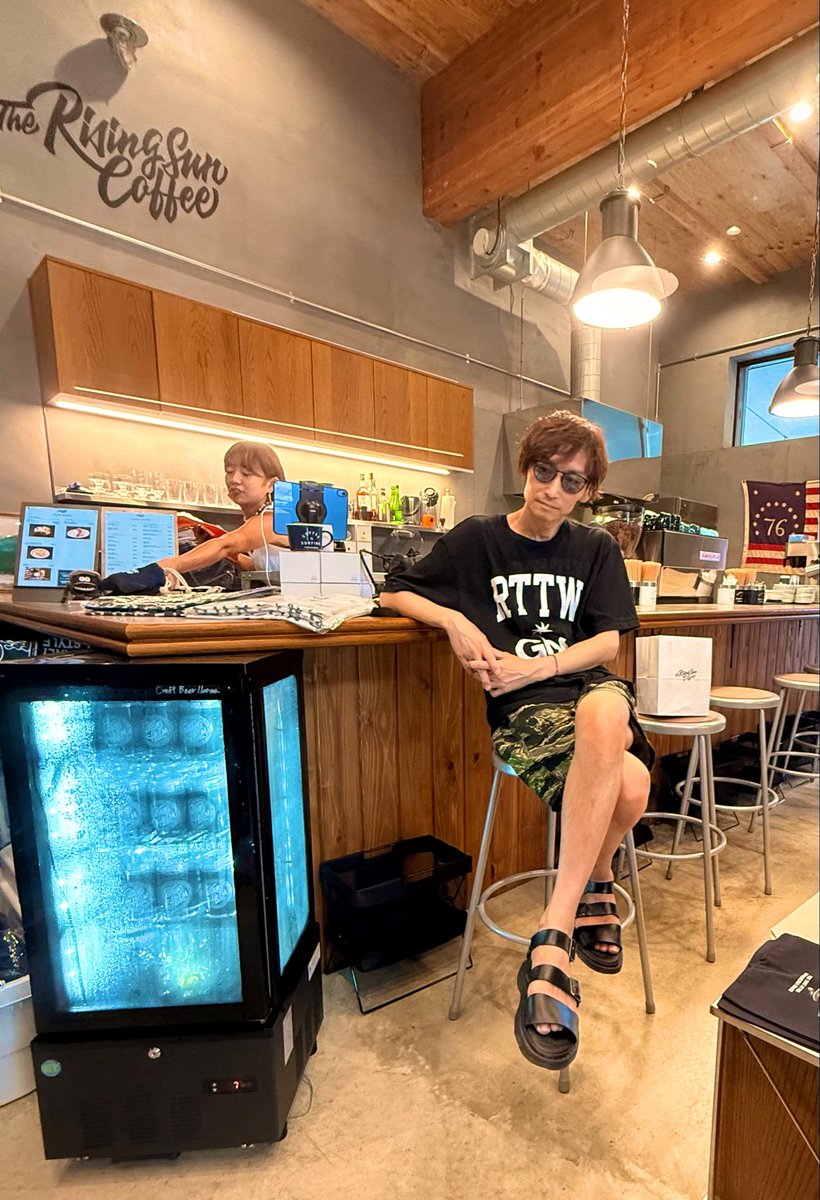 AJStyles_CLASH's tweet photo. #Jstyle at The Rising Sun Coffee☕️
最近お気に入りのお店🤍 https://t.co/vqzskFgUzS