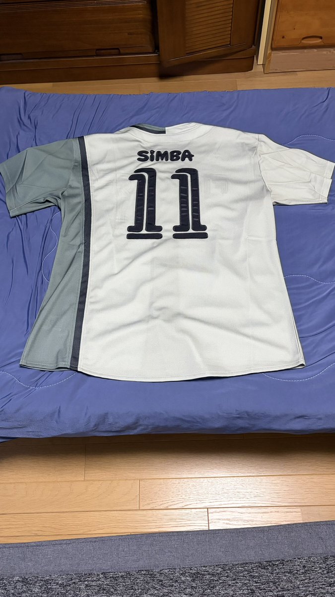 実はこのユニフォームが気になっていたのは、simbaが可愛いのは