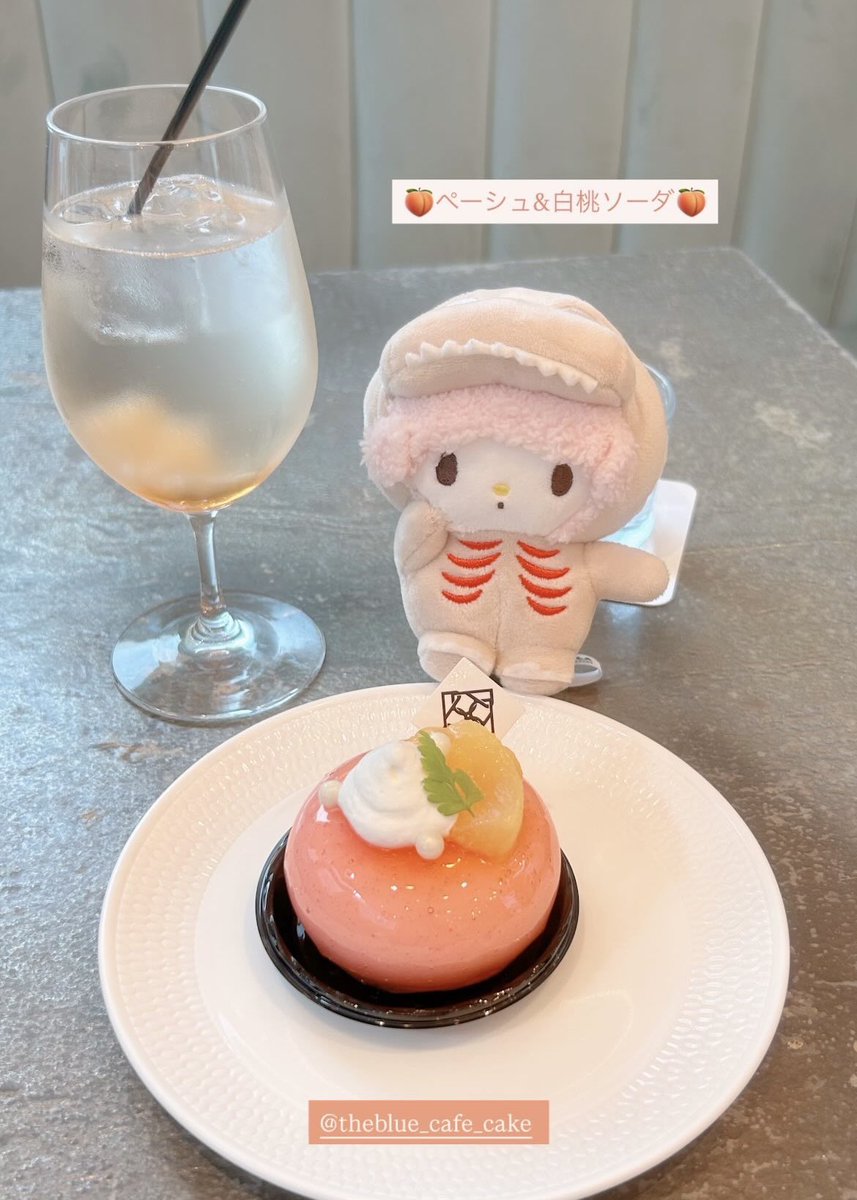 piapia_76's tweet photo. ピアノちゃんと桃スイーツ 2026 🍑💞

#ピアノちゃん #マイスウィートピアノ #mysweetpiano #高倉町珈琲 #THEBLUE #日比谷シャンテ #ゴジラ #GODZILLA https://t.co/WTmLWliICN