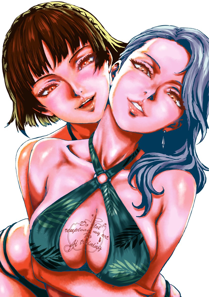 OeilVert_FFT's tweet photo. Sae &amp; Makoto, Without or Only brushpen ver.
#Persona5 #P5R https://t.co/zcy8xOYtgL
