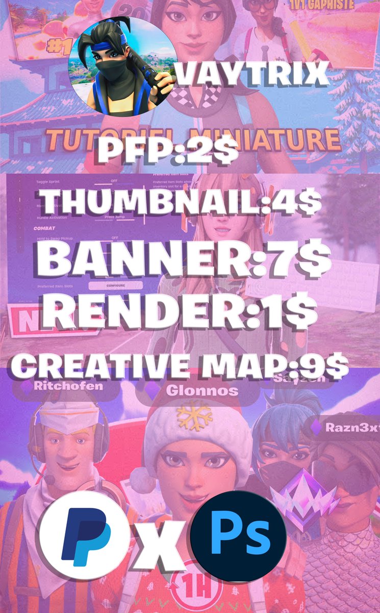 Kayograph's tweet photo. New flayer for @Vaytrix_YT end Pdp https://t.co/9C1eFYYW6i