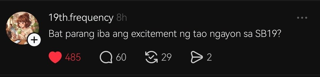 PilyangPilak's tweet photo. EXCITEMENT FOR SB19, RISES! FROM A CASUAL'S POV FROM THEADS.

The anticipation is truly rising and the fire is definitely spreading! One nation is awaiting for the GOAT of PPOP acing the Lollapalooza stage.

UY, SB19. UY, PILIPINS! GALING SA BAYAN, MAGALING ANG BAYAN. https://t.co/loUWsnJ7l1