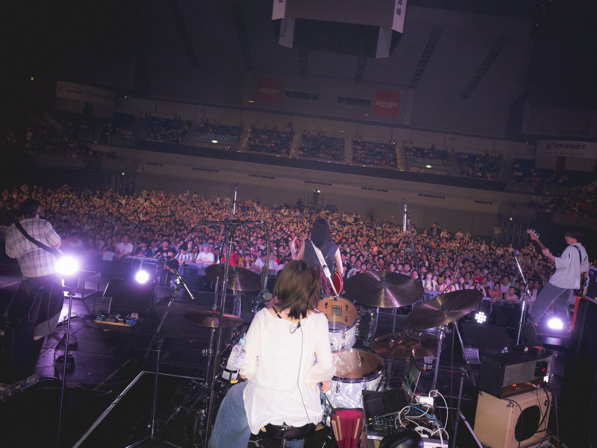 MEm_misaki's tweet photo. ジャイガ、朝から見てくれてありがとう！

私にしか言えないこと、歌えない歌
今日しかできないライブ！
またどこかで君に会えますように
私は音楽を、ミーマイナーを続けます

ご飯食べてたら苦���を共にした大好きな人達と再会できた🙂‍↕️🫶🏻また会えるように頑張ろー。
#ジャイガ https://t.co/445GG1qvRX