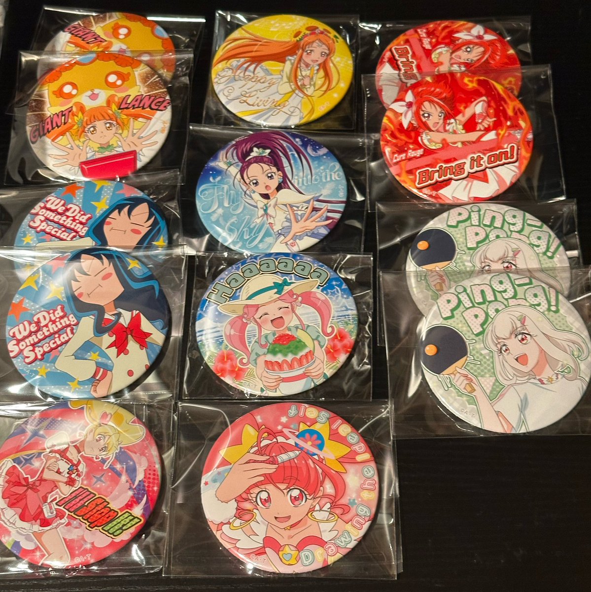 2014rui_1121's tweet photo. 名探偵プリキュア 缶バッジ 交換 譲渡
秋田オーパ オプシアミスミ マリオンクレープ 名探偵プリキュア展 トゥイ缶

求 アルカナ、るるか
定価➕送料

なるべく集合、ペア缶引き取ってくださる方優先 https://t.co/CYOAybQ9HU