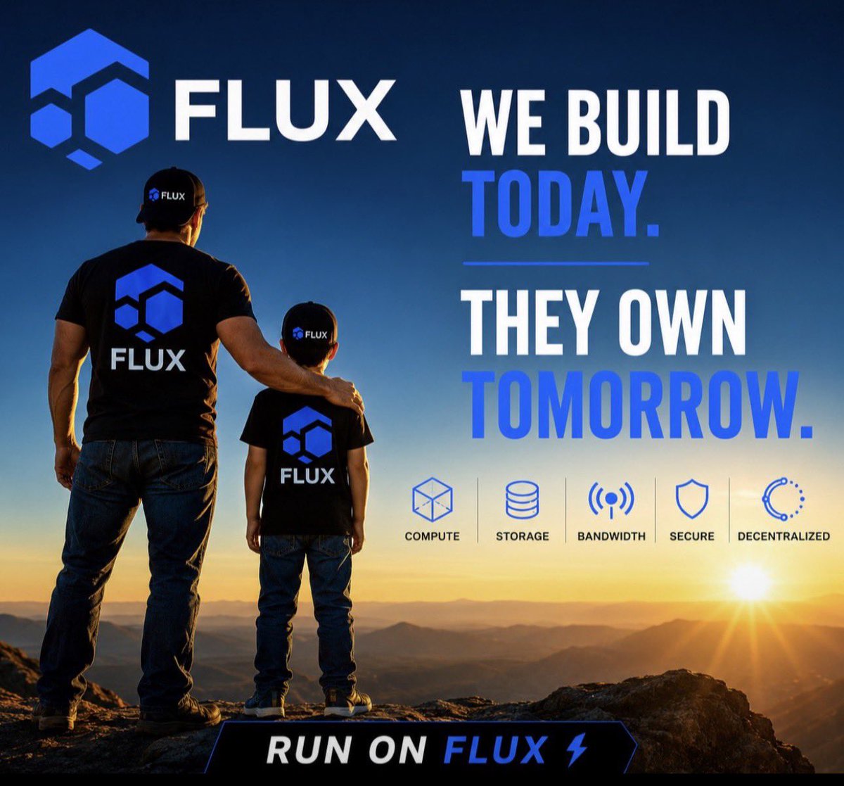 sageblockchain2's tweet photo. Infrastructure isn’t built for today.
It’s built for the generations that follow.

That’s why Flux matters.

⚡ Run on Flux. https://t.co/Tbm666yIFy