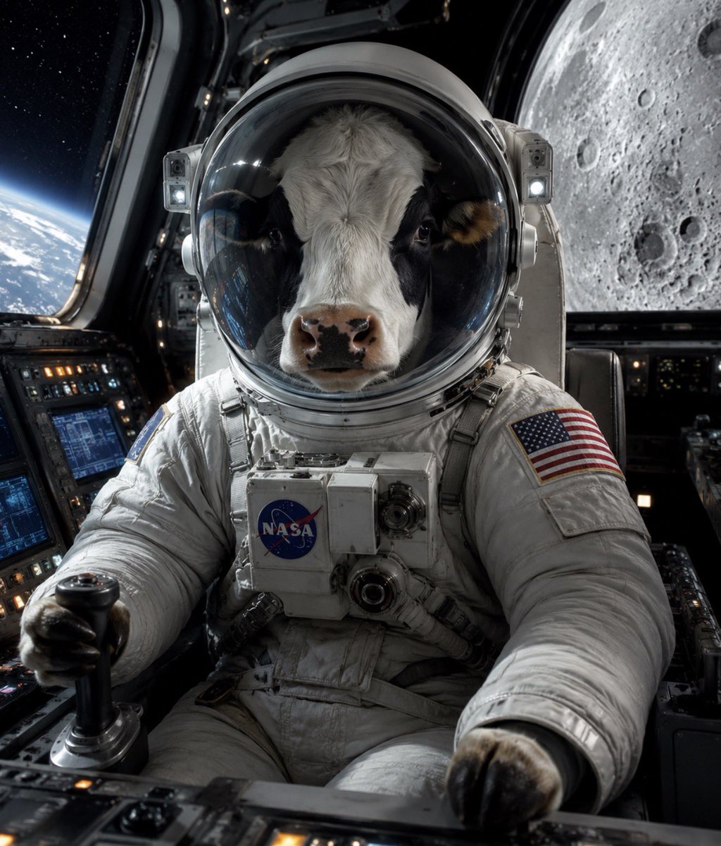 CowCoinRh's tweet photo. There’s a reason the moon starts with MOO https://t.co/PLbM25RccG